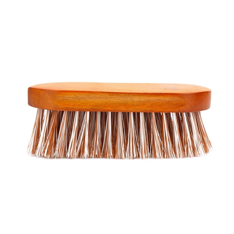 Long hard bristle brush