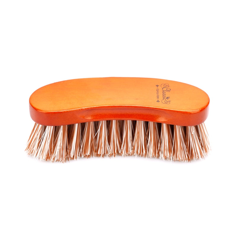 Long hard bristle brush