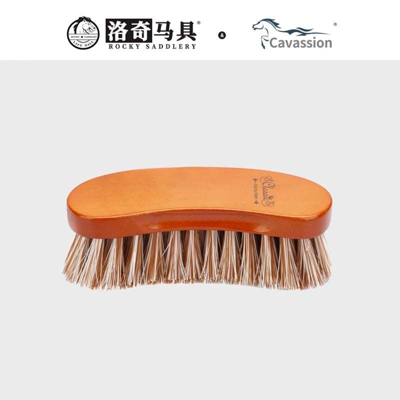 Long hard bristle brush